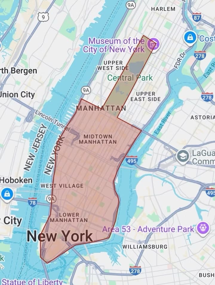 New York Boundaries